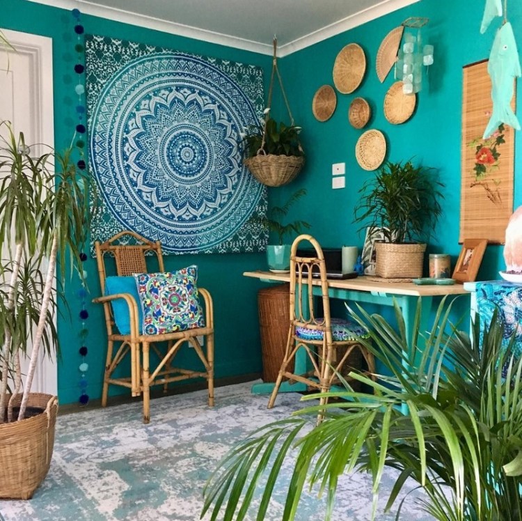 9 Beautiful Boho Wall Decor Ideas • One Brick At A Time